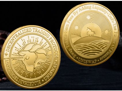 Uniswap mince (Barva Zlatá)