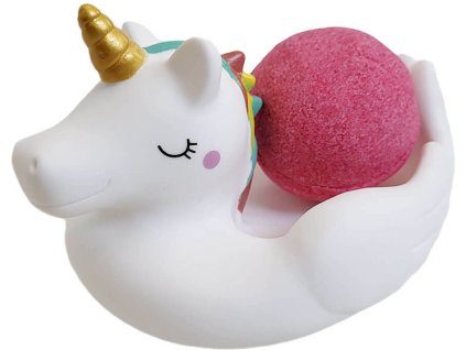 Pěnivá šumivá bomba do vany s hračkou (Zvířátka Jednorožec)