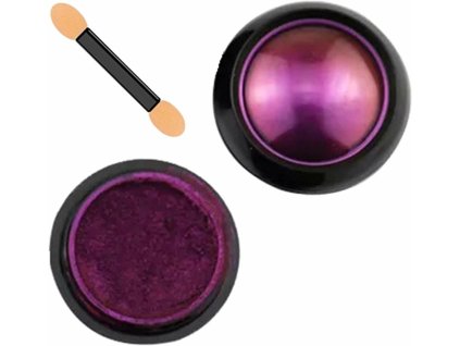 Metalické oční stíny chameleon (Barva Fialová)