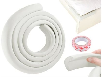 Pěnová páska 1,1cm x 3cm x 200cm (Barva Bílá)