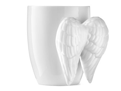 Velký hrnek Andělská křídla (Barva Bílá)