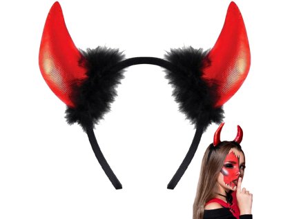 celenka dabelske rohy halloween karneval 1