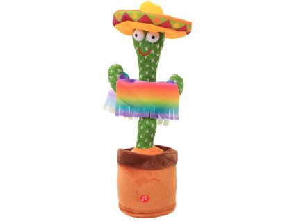 interaktivni zpivajici a tancici kaktus mexican 30 cm 4