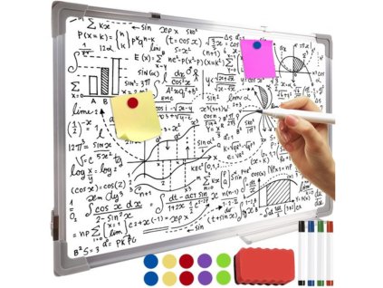 18474 2 magneticka tabule 40 x 60 cm magnety fixy houbicka bila 3