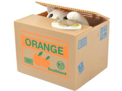 2306 detska pokladnicka kocicka zlodej minci 1