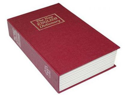 Kniha sejf (Barva Červená)