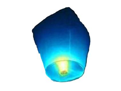 695 lampion prani cepice modra
