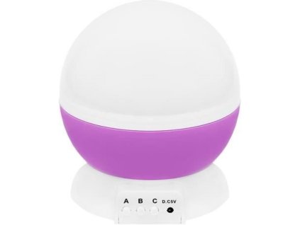 Projektor noční oblohy deluxe (Barva Fialová)