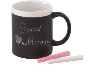 Romantický popisovací hrníček (Barva Bílá)