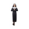 Dámský kostým jeptiška s černým čepcem (Velikost L)