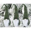 Vánoční dekorace skřítek 30cm (Barva Červená)