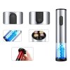 automaticky elektricky otvirak na vino s led stribrny 6