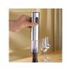 automaticky elektricky otvirak na vino s led stribrny 7