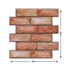 3d samolepici tapeta cervene cihly 30x30 cm 1
