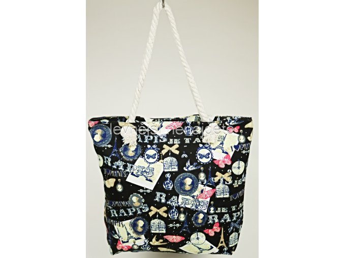 Textilní taška přes rameno velká vzor 2