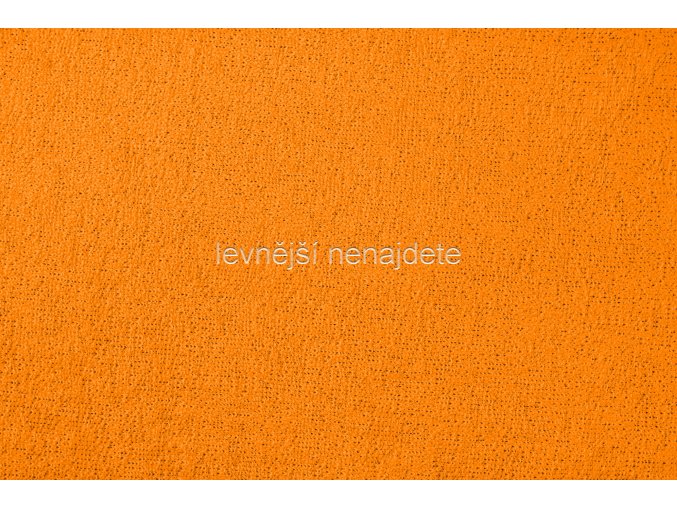 Froté prostěradlo oranžové  90x200 cm