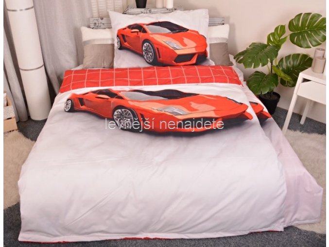 Povlečení 3D LAMBORGHINI 140 x 200 70 x 90