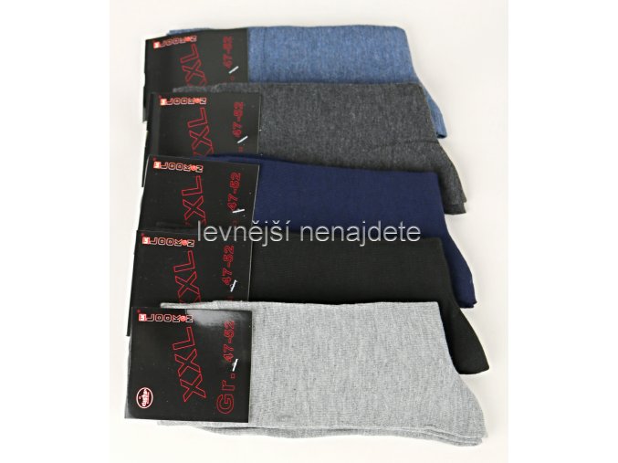 Pánské bavlněné ponožky bar vel. 47-52