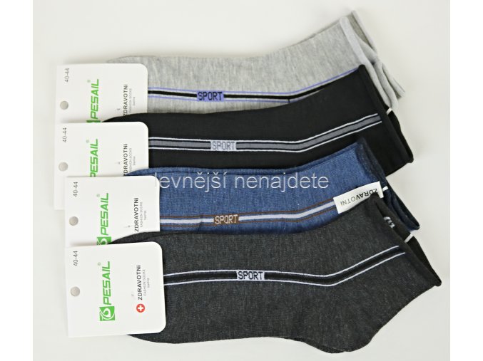 Pánské zdravotní bavlněné ponožky LM 20