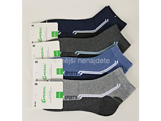 Pánské bavlněné nižší  ponožky ZH53