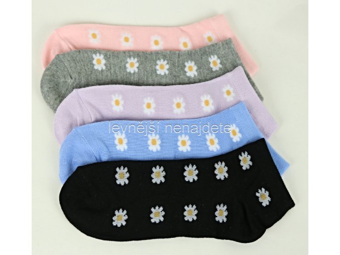 Dámské kotníkové bavlněné ponožky G08C 3 páry