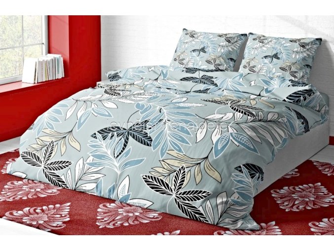 39093 aaryans flanelove povleceni lisa modre 140x200 70x90cm