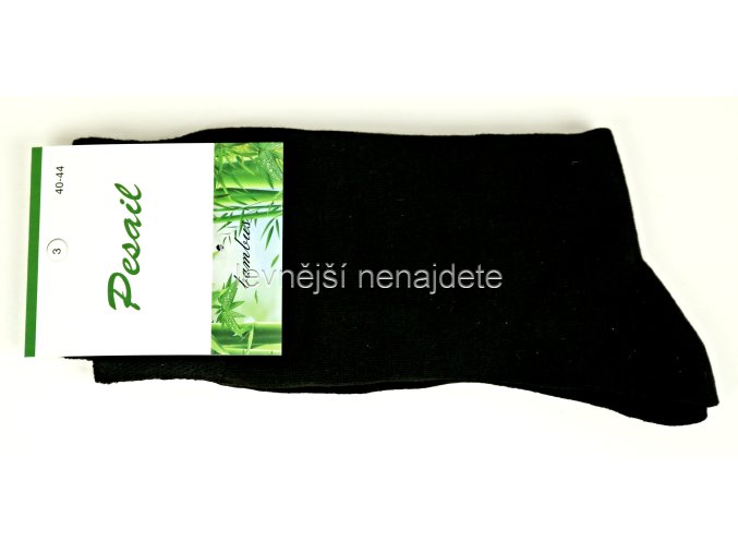 Pánské bambusové ponožky černé
