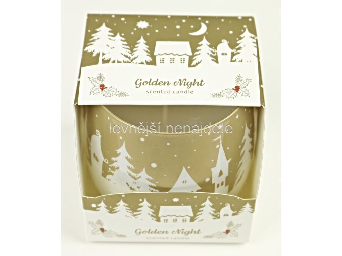 Vonná svíčka ve skle Golden Night 100 g