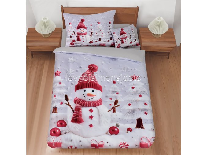 8595248439276 Sněhulák červená čepice