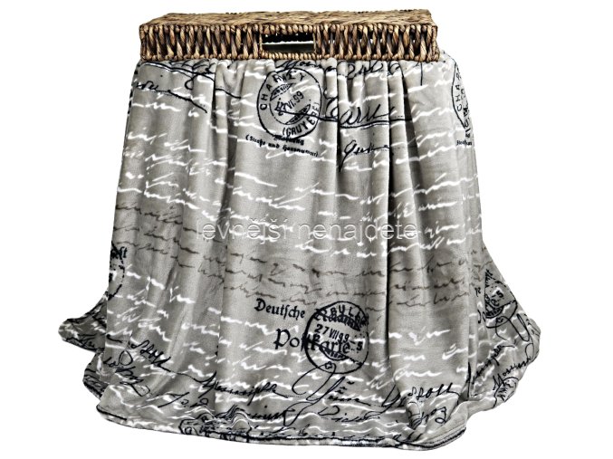 Fleecová deka POSTCARD 150 x 200