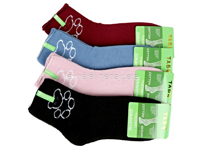 Dámské zdravotní bavlněné termo ponožky vz. 241