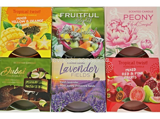 Vonná svíčka ve skle MIX 115 g