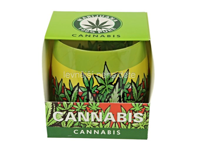 Vonná svíčka ve skle CANNABIS 100 g