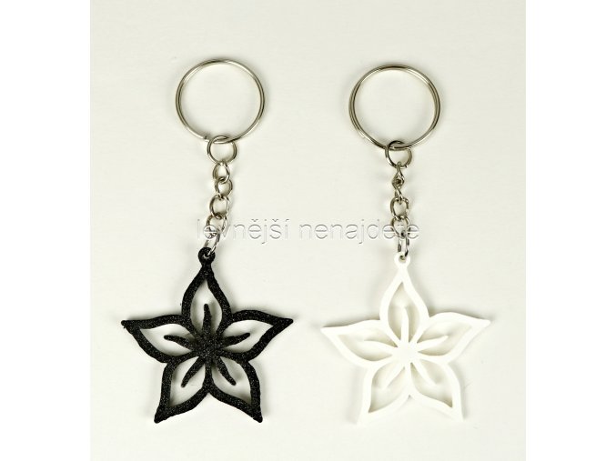 Přívěsek na klíček květ