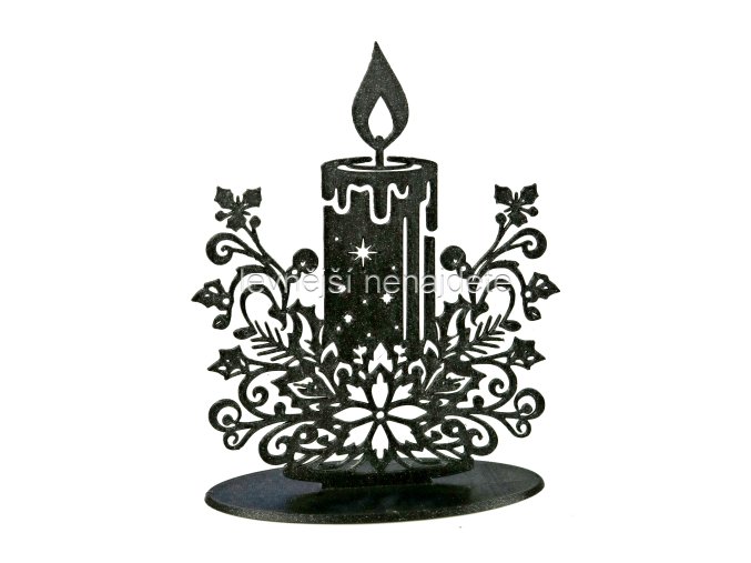 Svíčka na podstavci vzor. 1