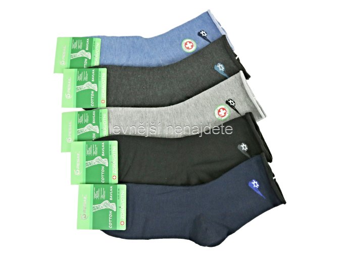 Pánské bavlněné zdravotní ponožky vzor 47