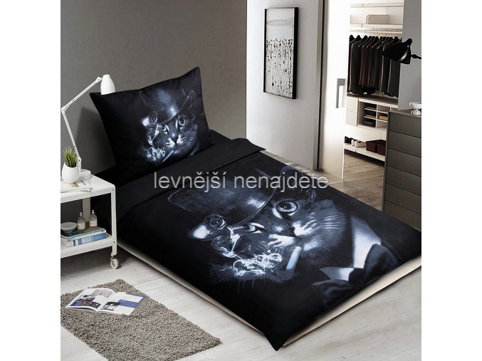 Ložní 3D Kocour
