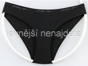 Bavlněné kalhotky černé