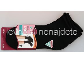 Dámské zdravotní ponožky černé 3 páry