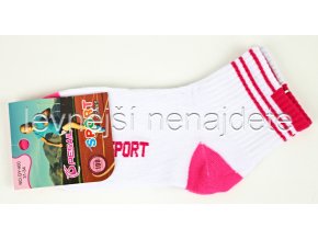 Dívčí bavlněné ponožky 3 páry sport