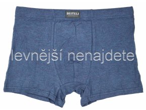 Bambusové boxerky tm. modrý melír