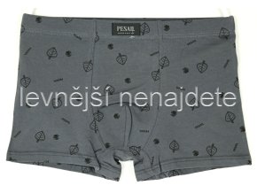 Bavlněné boxerky šedé vzor 559