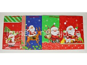 Vánoční papírová taška vzor 11A  41 x 30 cm