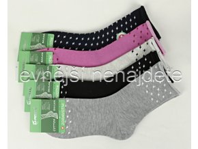 Dámské bavlněné zdravotní ponožky LW46