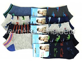 Chlapecké bavlněné kotníkové ponožky