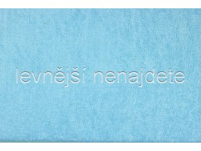 Froté prostěradlo modré 160x200 cm