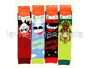 Dámské bavlněné vánoční ponožky DB6