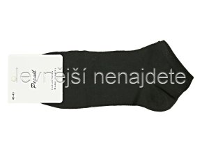 Pánské bavlněné kotníkové ponožky černé vz.1