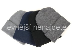 Čepice zimní pletená vzor 1