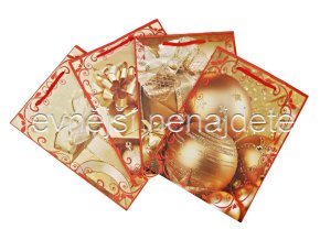 Vánoční papírová taška vzor G13 24 x 17 cm